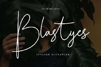 Blastyes Signature Free font