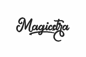 Magicstra Demo font