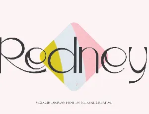 Redney font