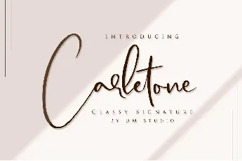 Carletone font