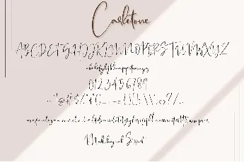 Carletone font