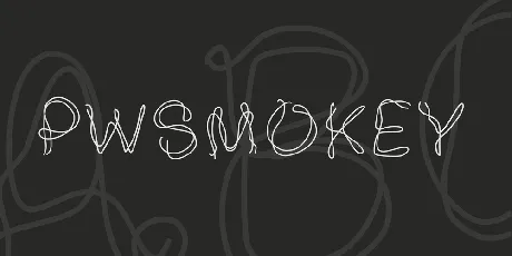 PWSmokey font