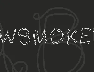 PWSmokey font