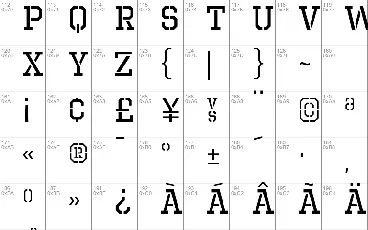 Octin Prison font