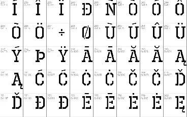 Octin Prison font