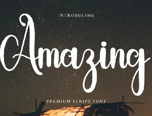 Amazing font