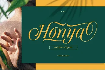 Honya font