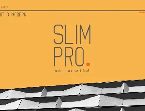 Slim Pro font