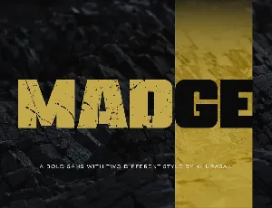 Madge font