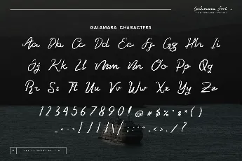 Galamara Personal Use font