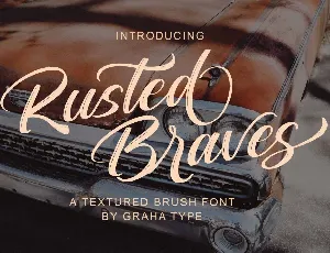 Rusted Braves DEMO font