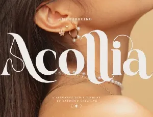 Acollia font