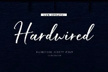 Hardwired Script Free font