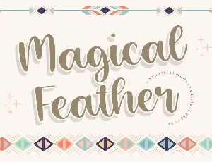 Magical Feather font