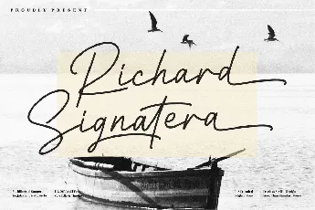 Richard Signatera font