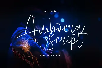 Amboera Script font