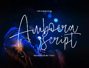 Amboera Script font