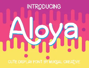 Aloya font