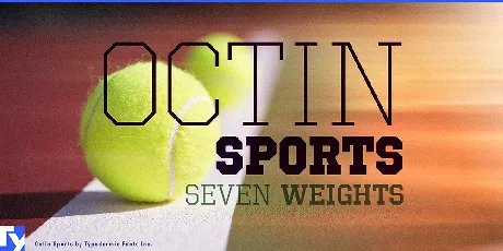 Octin Sports font