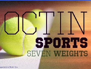 Octin Sports font