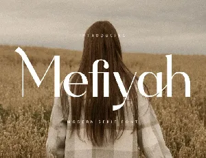 Mefiyah font