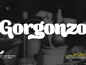 Gorgonzo font