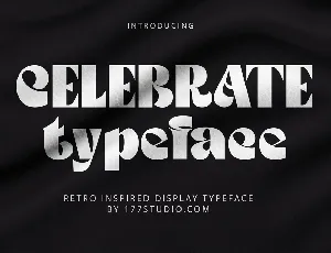 Celebrate font