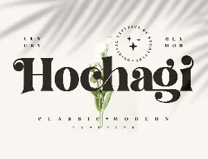 Hochagi font