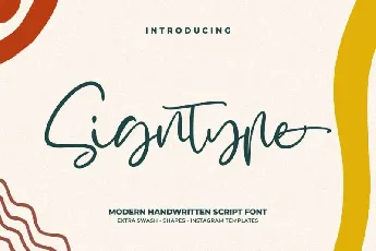 Signtype Script font