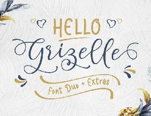 Hello Grizelle Duo font