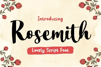 Rosemith font