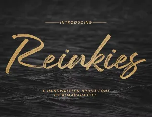 Reinkies font