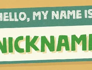 Nickname font