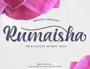 Rumaisha script font