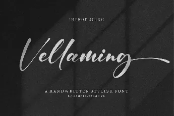 Vellaming font