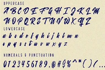 Retention Script Demo font