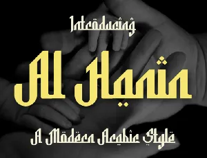 Al Hanin font