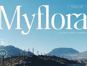 Myflora font