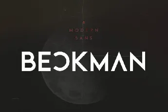 Beckman Family font