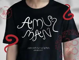 Amulman Modern Curly font