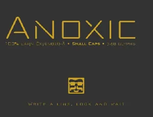 Anoxic Family font