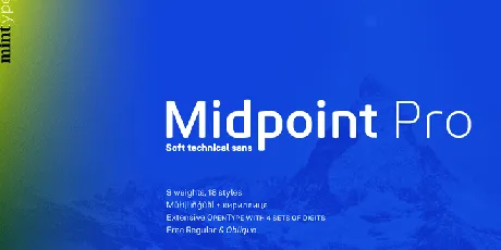 Midpoint Pro Family font