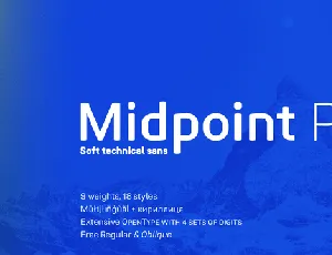 Midpoint Pro Family font