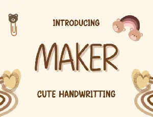 Maker Display font