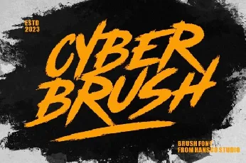 Cyber Brush font