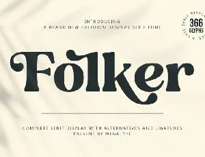 Folker font