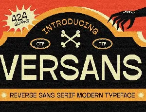 Versans font