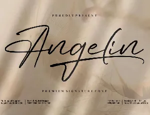 Angelin font