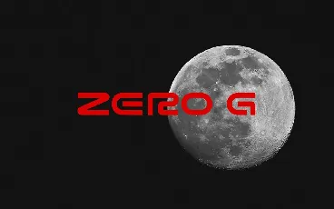 Zero G font