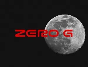 Zero G font